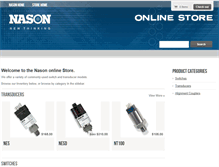 Tablet Screenshot of nasonstore.com